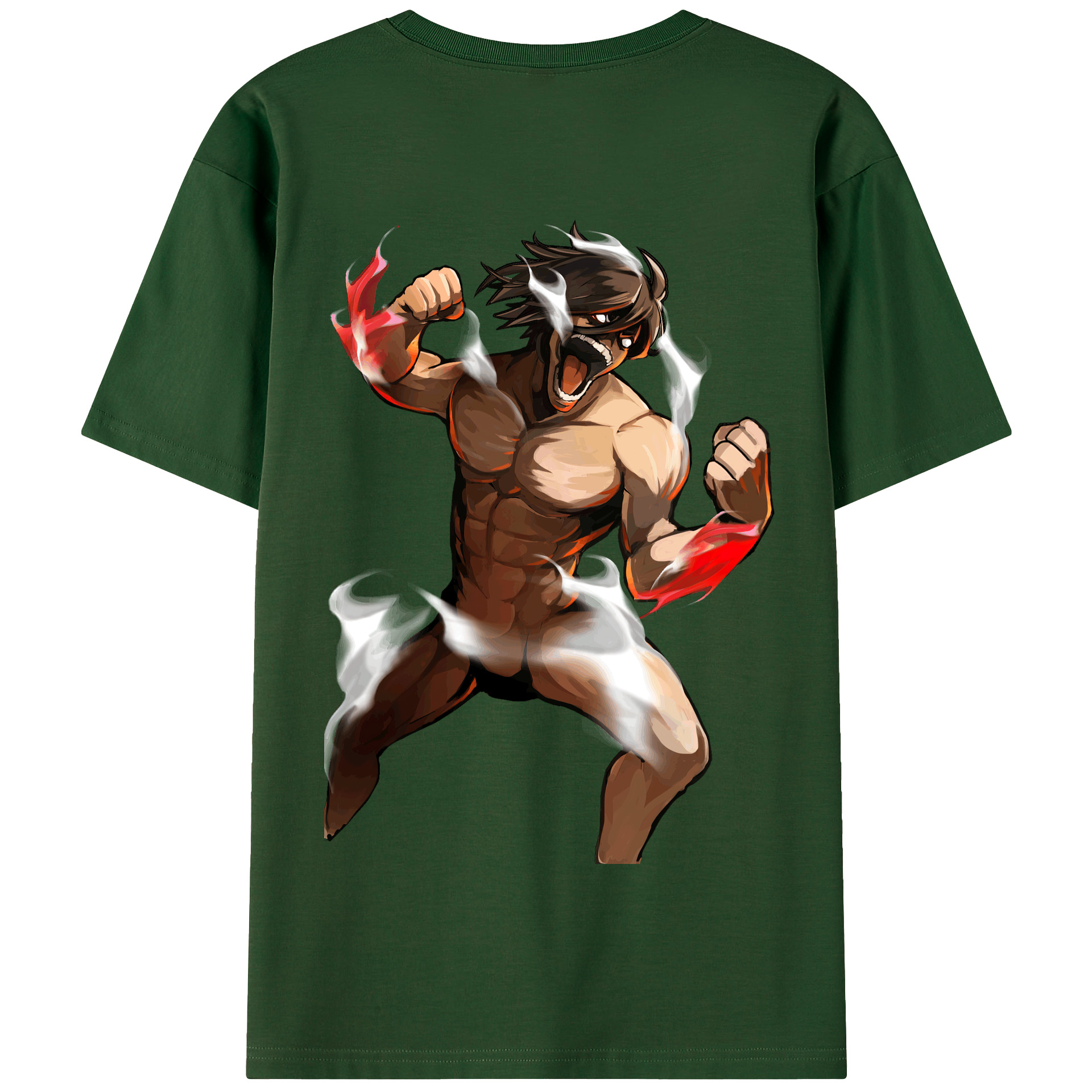 （画像用） 進撃の巨人 Attack on Titan 綿100％半袖Tシャツ（背面プリント）